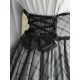 Faeries Daffodil Black Grey Check Corset Skirt(Reservation/Full Payment Without Shipping)